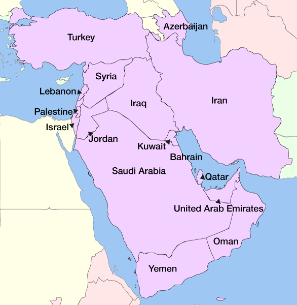 Back to Western Asia map